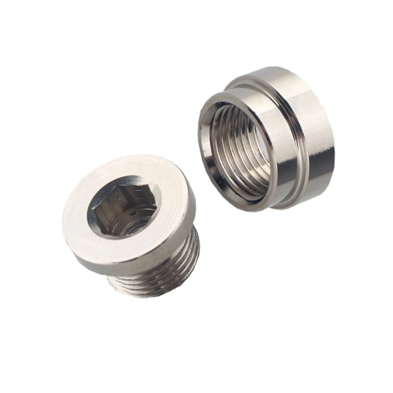 JGR O2 Oxygen Sensor Stepped Weld Bungs (5 Bungs/5 Plugs) M18 x 1.5 - Image 4